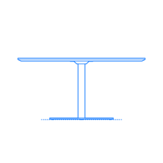 Furniture Dining Tables Blu Dot Easy Dining Table Large Sticker Svg Vector, Free Vectors File